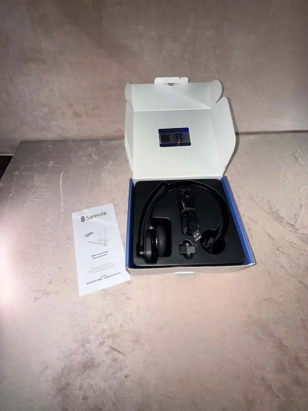 Sarevile M99+ Wireless Mono Bluetooth Headset with USB Dongle